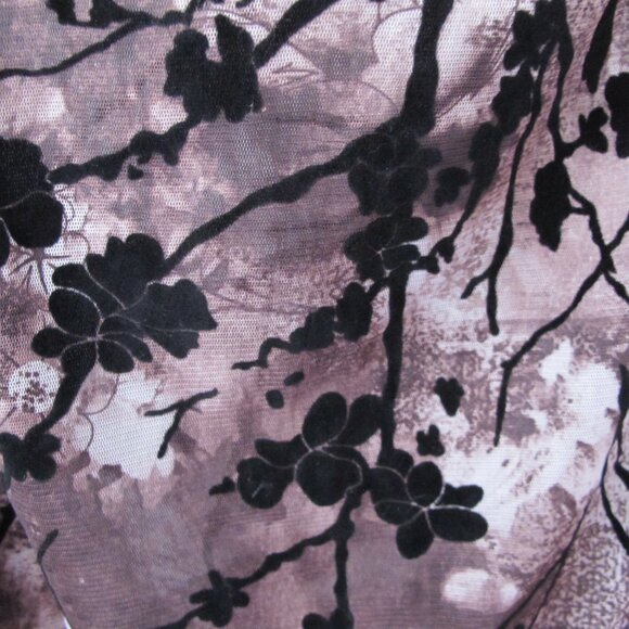 NWT - PrettyLittleThing Brown Floral Side Slit Skirt - Picture 4 of 14